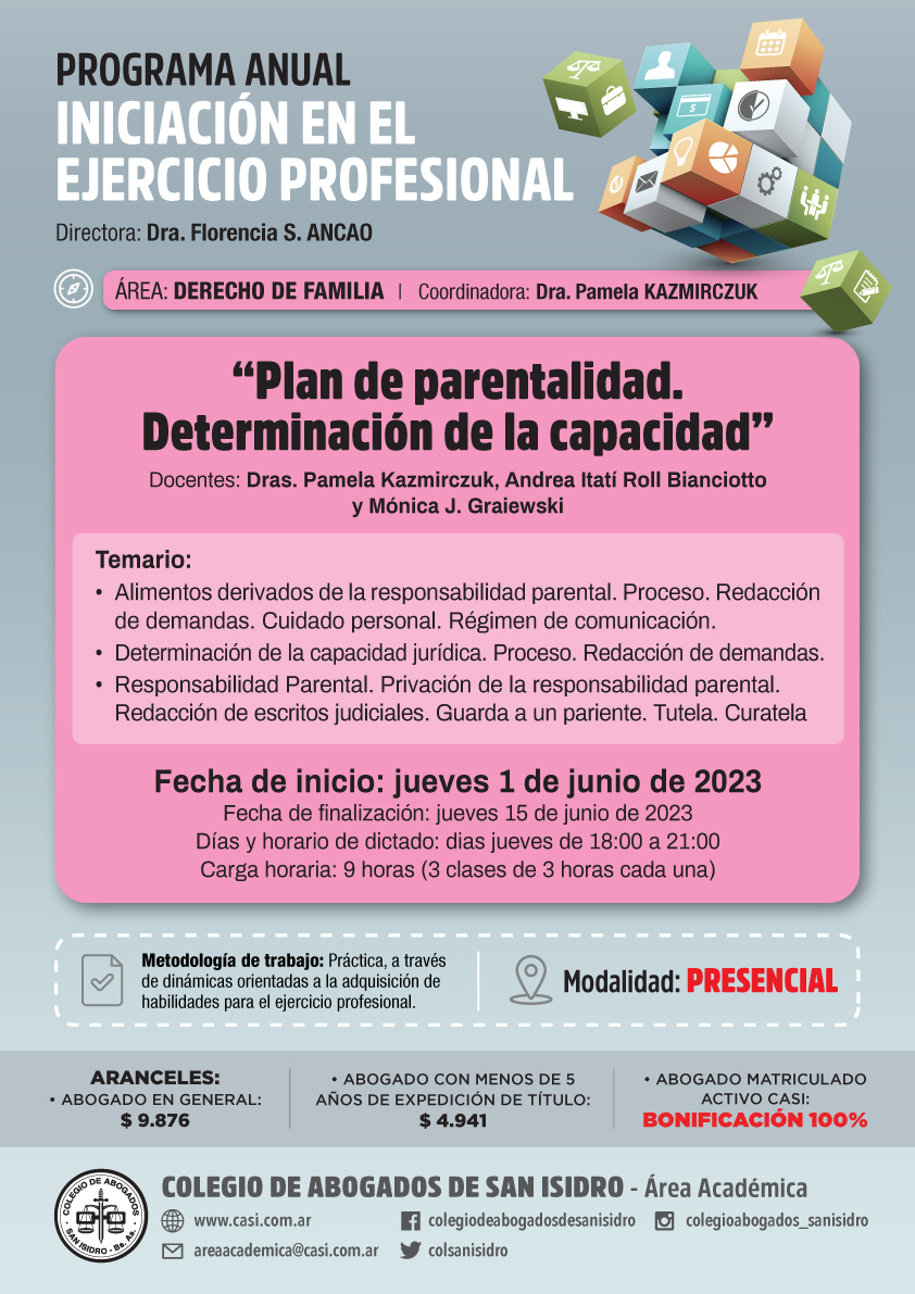 plan de parentalidad