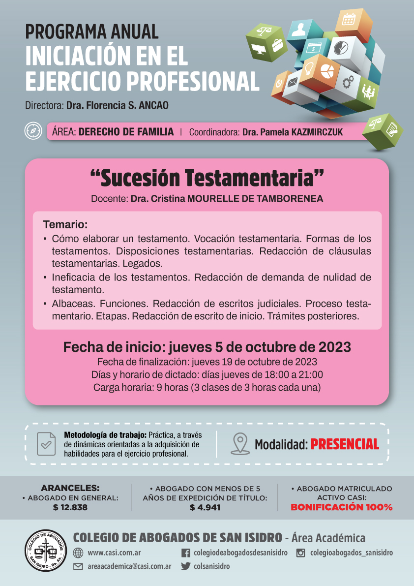 sucesion testamentaria