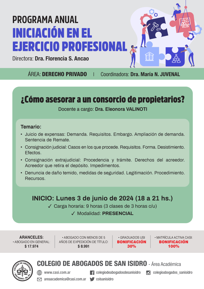 ¿como asesorar a un consorcio de propietarios?