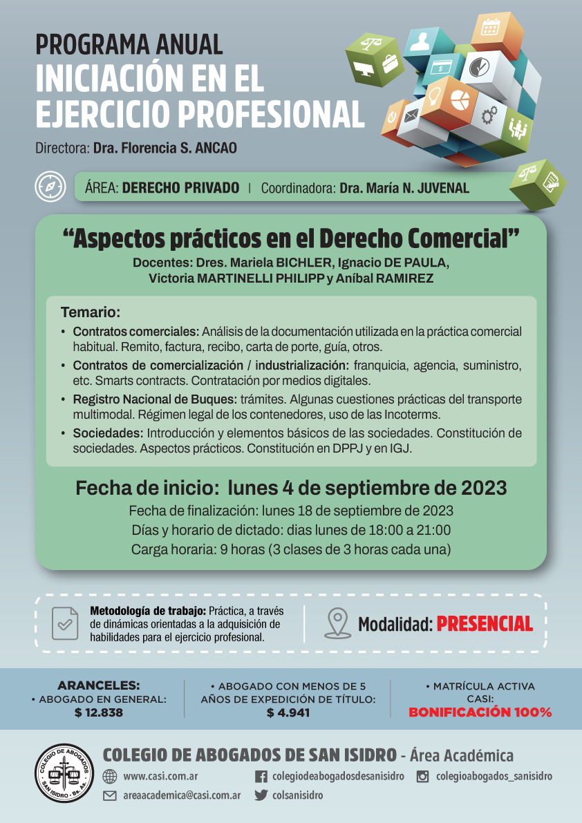 Aspectos practicos en el derecho comercial