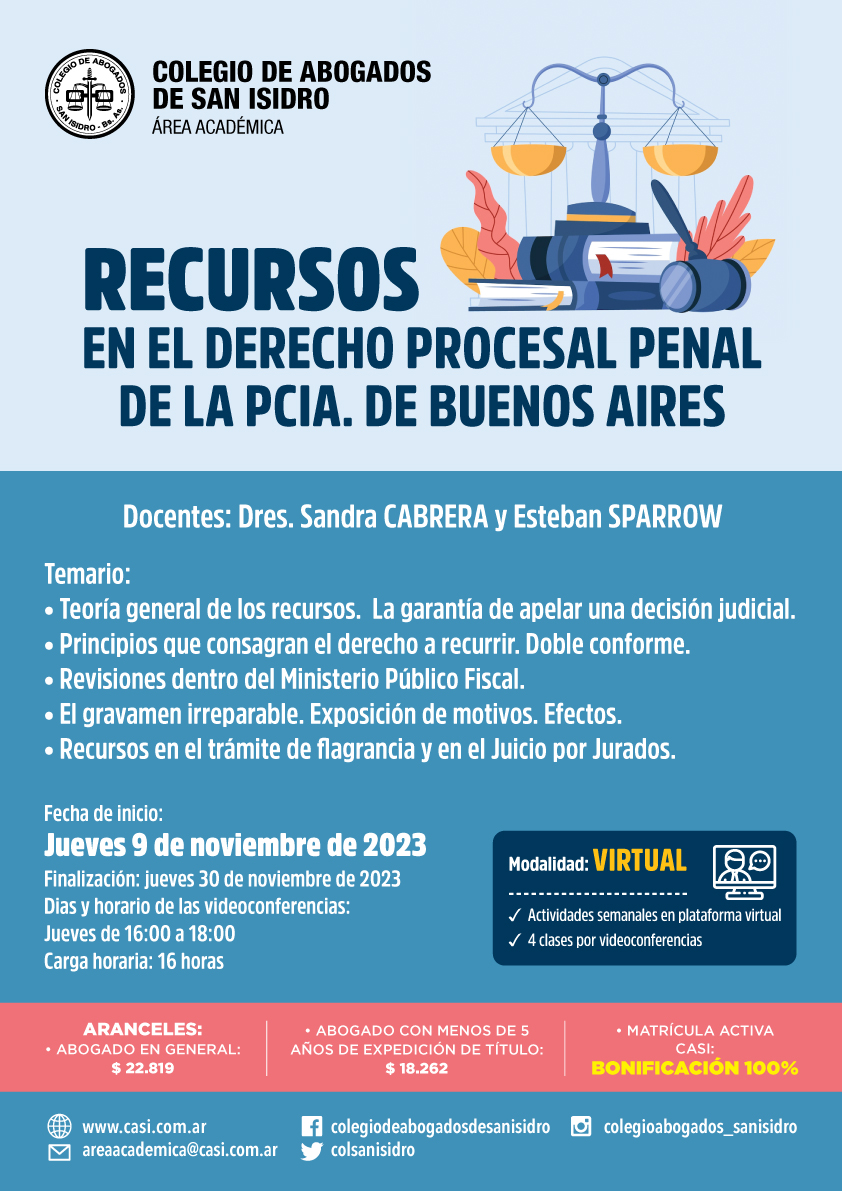 recursos en el derecho procesal penal