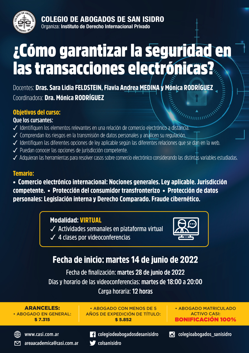 seguridad en las transacciones electrónicas