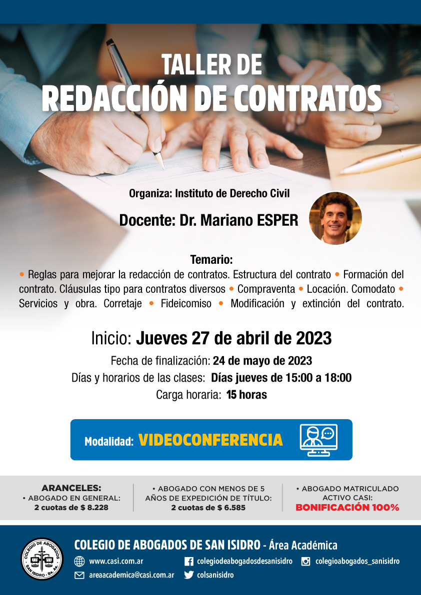 redaccion de contratos