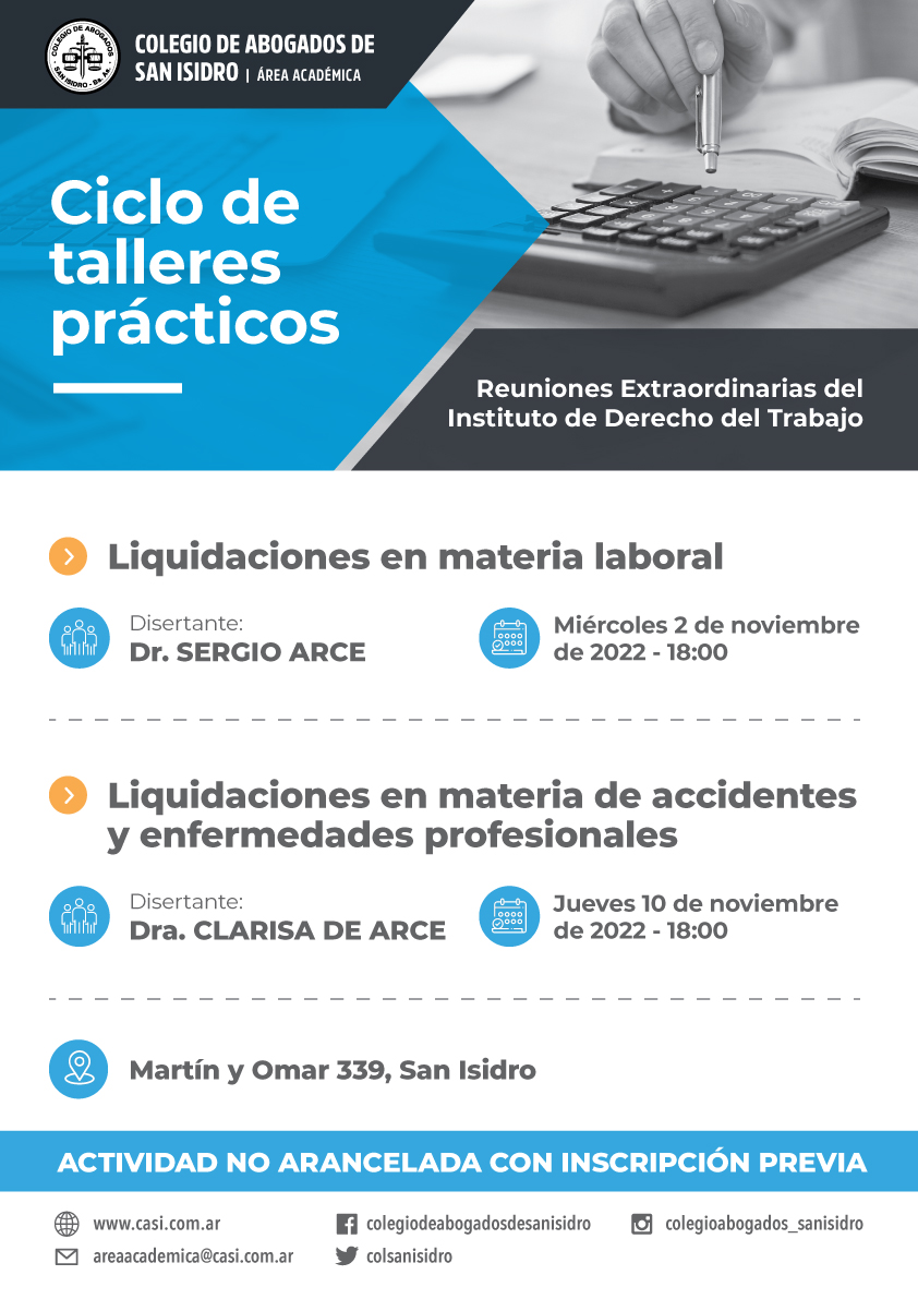 ciclo de talleres prácticos