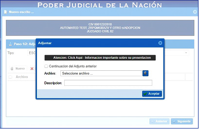 CSJN. Instructivo para el ingreso de escritos en el Sistema de Gestión Judicial 1