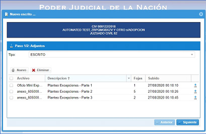 CSJN. Instructivo para el ingreso de escritos en el Sistema de Gestión Judicial 2