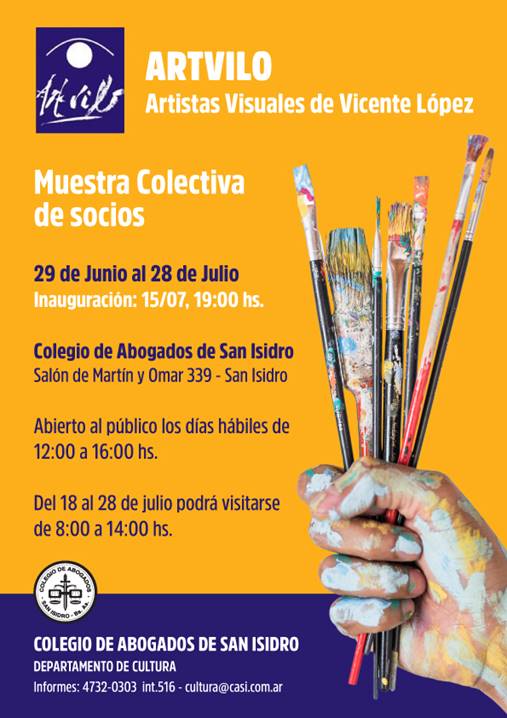 ARTVILO- 29/6 AL 28/7