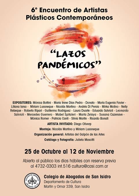 6º Encuentro de Artistas Plásticos Contemporáneos- 25/10 al 12/11