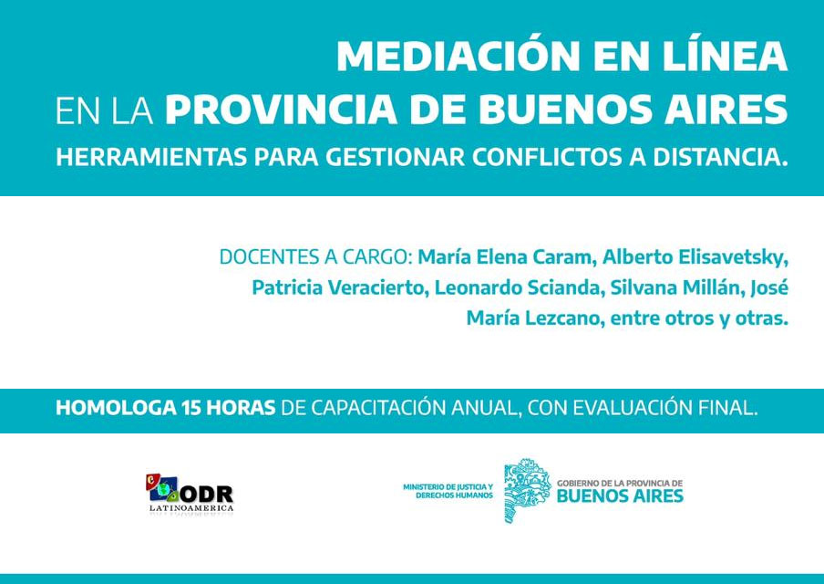 "Mediación en línea" en la provincia de Buenos Aires