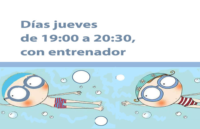 Natación. Formá parte del equipo