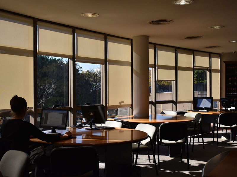 sala de lectura silenciosa