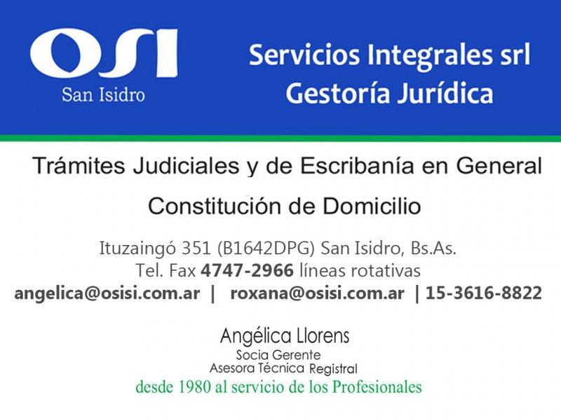 Servicios Integrales SRL Gestoría Jurídica