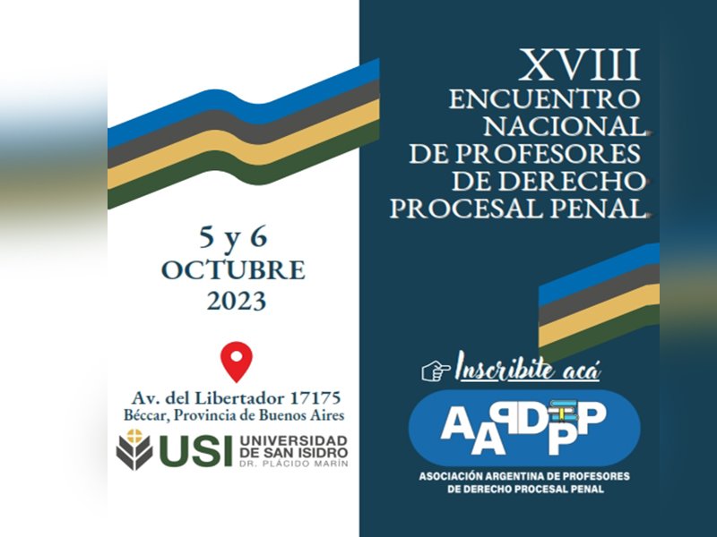 USI- XVIII Encuentro nacional de profesores de la AAPDPP