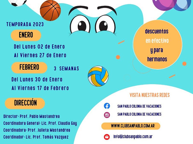 Colonia de Vacaciones 