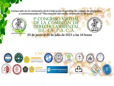 Primer Congreso virtual de la Comisión de Derecho Ambiental de  FACA