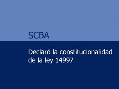 constitucionalidad ley 14997