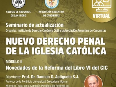 Nuevo Derecho Penal de la Iglesia Católica II. Seminario de actualización