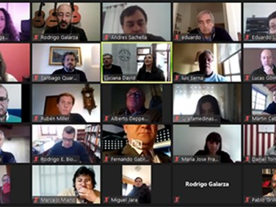 Comisión de Administración de Justicia de COLPROBA, se reunieron hoy 23 representantes