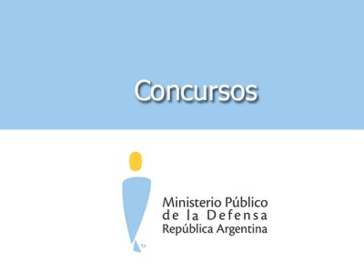 Concursos para cubrir cargos de defensores/as públicos/as. Inscripc.: 21/3 al 8/4/22