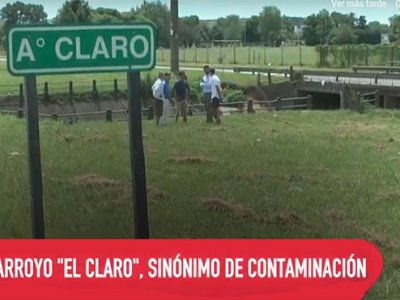 Arroyo "El claro". Denuncia penal por contaminación