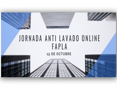 FAPLA. Jornada antilavado on line, 15 de octubre