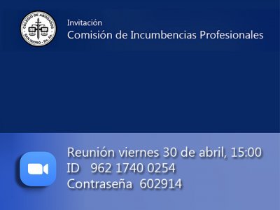 Reunión: viernes 30 de abril de 2021, 15:00