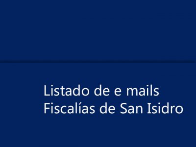 listado de e mails