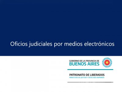 Oficios judiciales por medios electrónicos PL