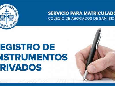 Registro de instrumentos privados. Formularios, explicaciones, alcances