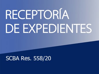 Registro de escritos de inicio de expedientes urgentes ante las Receptorías de Expedientes.