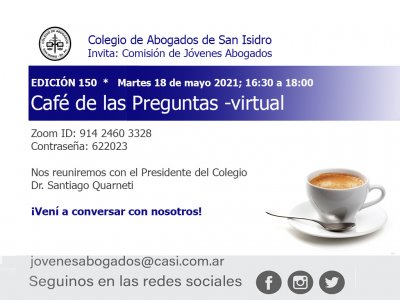 Café de las Preguntas n° 150