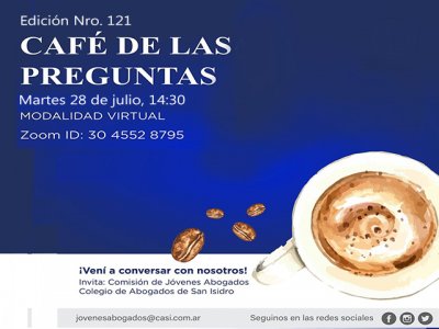 Café de las Preguntas -virtual- N° 121