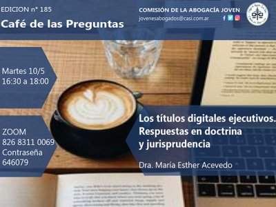 Café de las Preguntas CLXXXV: martes 10/5/22, 16:30 -virtual-