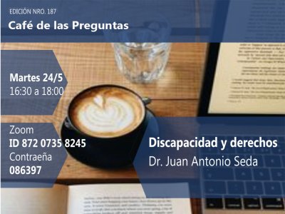 Café de las Preguntas CLXXXVII: martes 24/5/22, 16:30 -virtual-