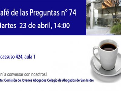 Café de las Preguntas LXXIV, 23 de abril