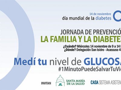 Jornada Prevención diabetes, 14 de noviembre