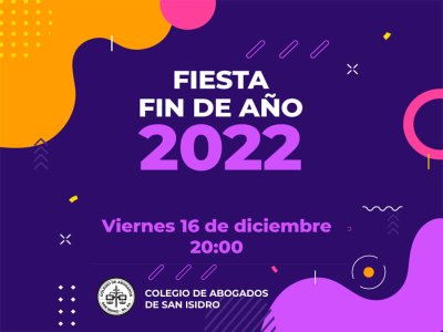 [2022 ] Fin de año: festejamos el viernes 16 de diciembre