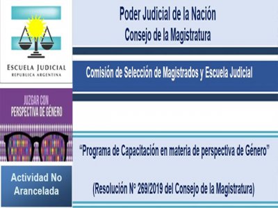 Curso "Programa de Capacitación en materia de Perspectiva de Género"