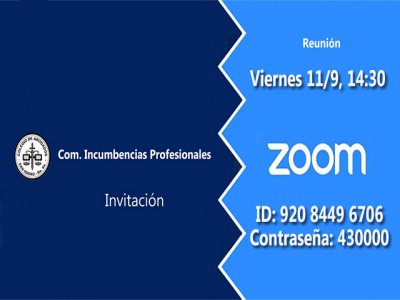 Reunión. Viernes 11 de septiembre de 2020, 14:30