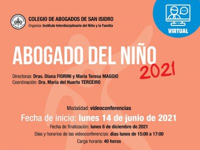 Abogado del niño. Curso de actualización 2021