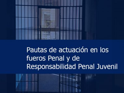 Pautas de actuación en los fueros Penal y de Responsabilidad Penal Juvenil a partir del 9 de junio