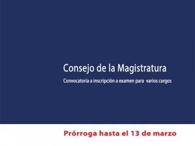 Consejo de la Magistratura de la Prov. de Bs.As.: Convoca a inscripción a examen para varios cargos