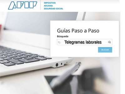 Telegrama laboral AFIP