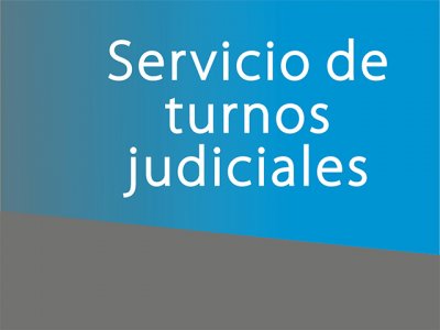 servicio de turnos judiciales