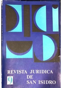 Revista Jurídica de San Isidro - Serie histórica | 1975 Tomo IX