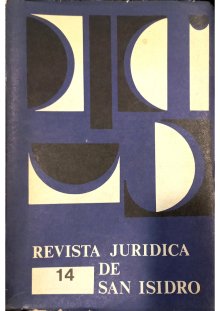 Revista Jurídica de San Isidro - Serie histórica | 1978 Tomo XIV