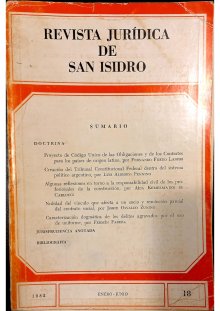 Revista Jurídica de San Isidro - Serie histórica | 1982  Tomo XVIII