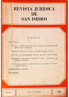 Revista Jurídica de San Isidro - Serie histórica | 1982  Tomo XIX