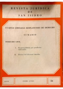 Revista Jurídica de San Isidro - Serie histórica | 1988 Tomo XXIV