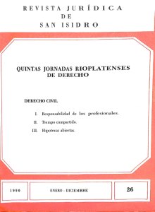 Revista Jurídica de San Isidro - Serie histórica | 1990 Tomo XXVI